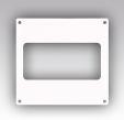 620НПП, Накладка торцевая НПП 60х204 264х119 пластик ERA