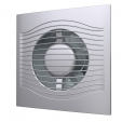 SLIM 5C Gray metal, Вентилятор накладной SLIM D125 обр.клапан Gray metal DICITI