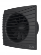 SILENT 4C Matt black, Вентилятор накладной SILENT D100 обр.клапан Matt black DICITI