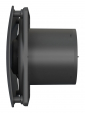 RIO 4C Matt black, Вентилятор накладной RIO D100 обр.клапан Matt black DICITI