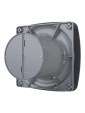 RIO 5C Dark Gray metal, Вентилятор накладной RIO D125 обр.клапан Dark gray metal DICITI