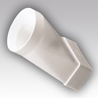 620СП12,5КП, Переходник СПКП D125 эксцентриковый 60х204 пластик ERA