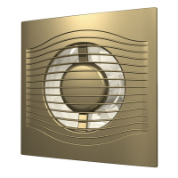 SLIM 5C Champagne, Вентилятор накладной SLIM D125 обр.клапан Champagne DICITI