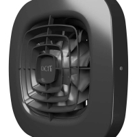 Вентилятор накладной AIR D100 обр.клапан Dark gray metal DICITI